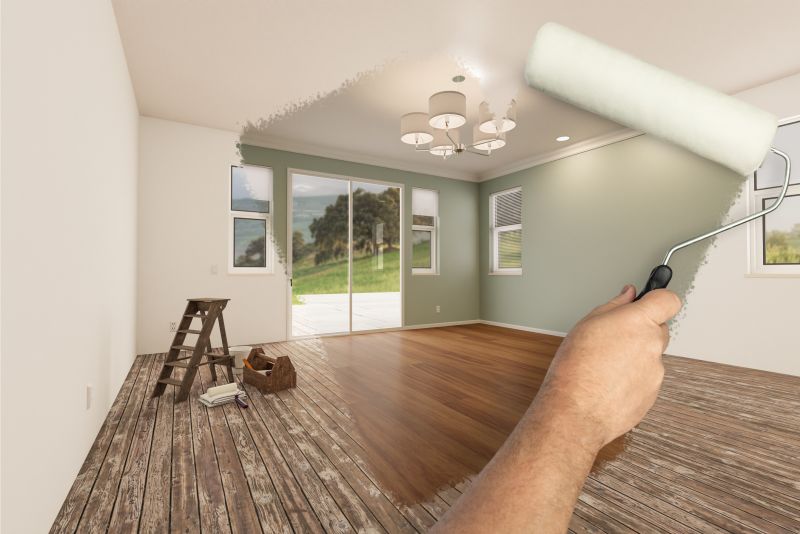 Basement Wall Painting in Wilmington, NC