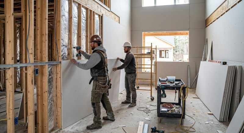 House Drywall Installation in Overland Park, KS